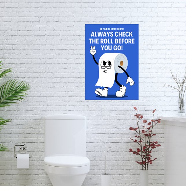 Seien Sie freundlich zu Ihrer Behind - Funny Bad E Fotodruck (Von Creator hochgeladen)