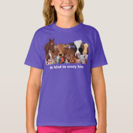 Seien Sie freundlich zu jeder Art T-Shirt