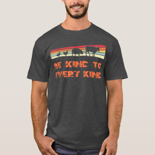 Seien Sie freundlich zu jeder Art von Veganen Retr T-Shirt