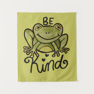 Seien Sie freundlicher Frosch Wandteppich