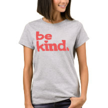 Seien Sie freundlicher korallengrafischer Slogan-T