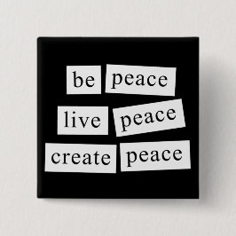 Seien Sie Frieden Button
