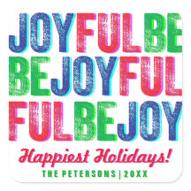 Seien Sie froh, farbenfrohe Weihnachtsfeiertage Le