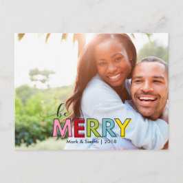 Seien Sie froh Weihnachten Foto Weihnachten Weihna Postkarte