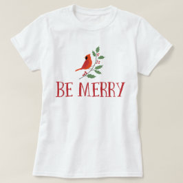 Seien Sie frohe Kardinals-Weihnachten T-Shirt