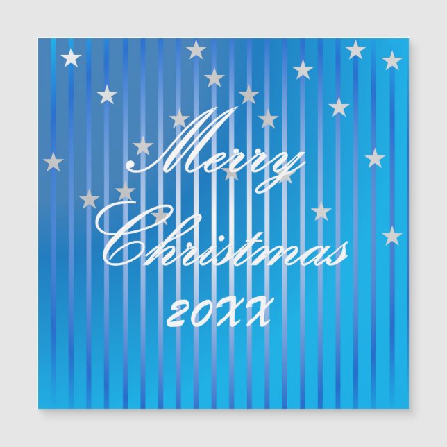 Seien Sie frohe und schlichte Magnetkarte. Magnetkarte (Vorderseite)