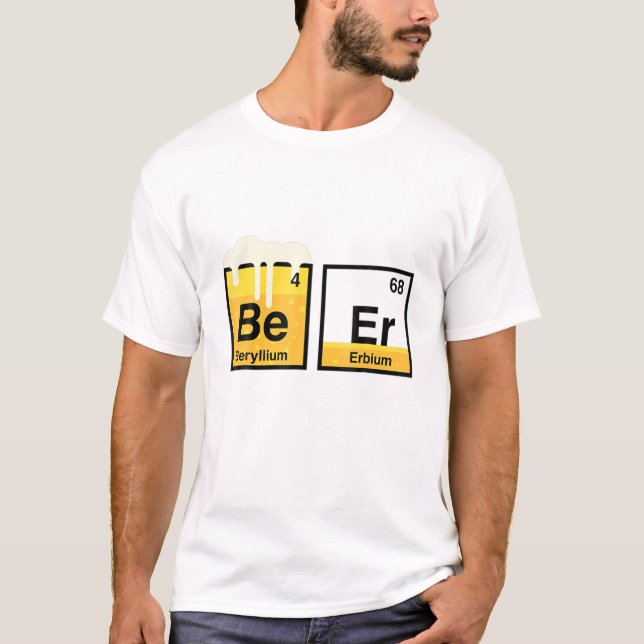 SEIEN SIE Funny Chemical Elements for St Patrick D T-Shirt (Vorderseite)