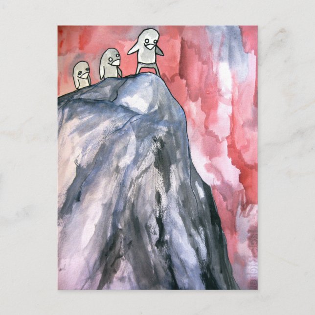 seien Sie furchtlos Postkarte (Vorderseite)