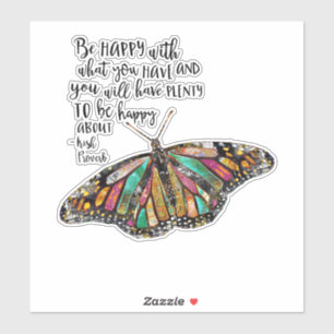 Seien Sie glücklich Aufkleber