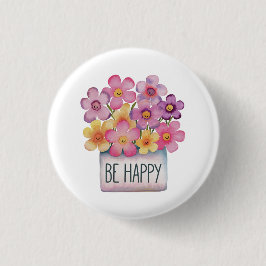 Seien Sie glücklich Button