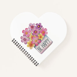 Seien Sie glücklich Notizbuch