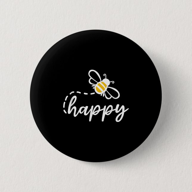 Seien Sie glücklich - seien Sie glücklich, inspiri Button (Vorderseite)