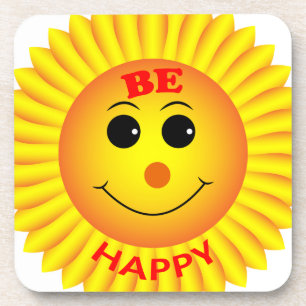 Seien Sie glücklich Untersetzer