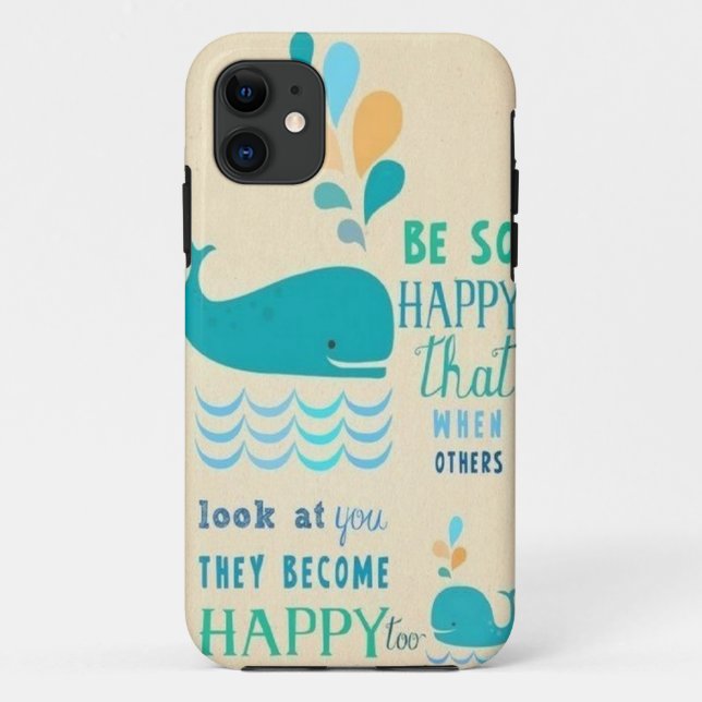 Seien Sie glücklicher Wal iPhone 5 Fall! Case-Mate iPhone Hülle (Rückseite)