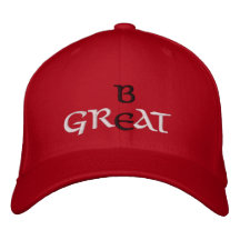 Seien Sie groß bestickte Cap