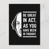 Seien Sie großartig in der Tat Shakespeare dieses 