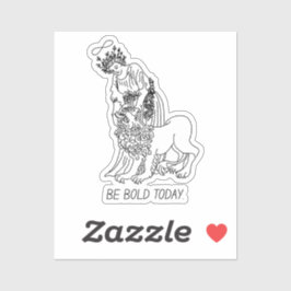 Seien Sie heute kühl - Vertrauensaufkleber Aufkleber