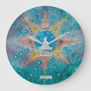 Seien Sie hier jetzt Uhr