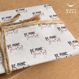 Seien Sie Ihr selbst inspirierendes Zitat Valentin Seidenpapier