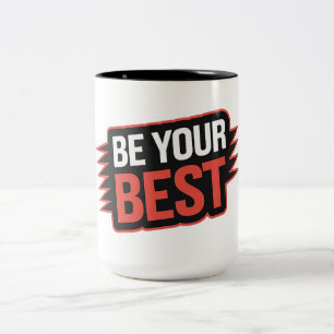 Seien Sie Ihre beste Zwei-Tonen-Tasse (15 oz) Zweifarbige Tasse
