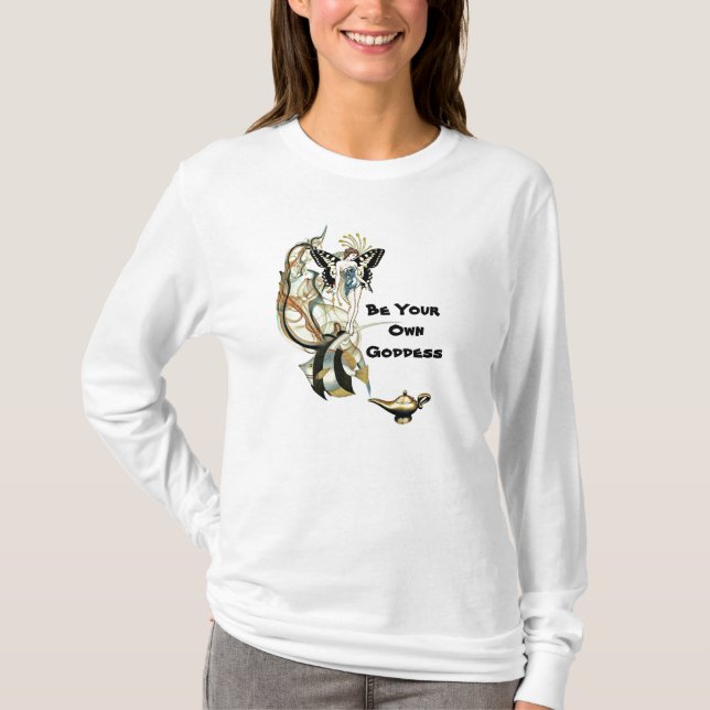 Seien Sie Ihre eigene Göttin T-Shirt (Vorderseite)