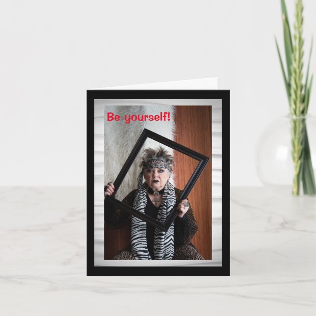 Seien Sie Ihre eigene Karte (Vorderseite)