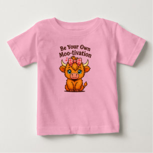Seien Sie Ihre eigene Mootivation Baby T-shirt