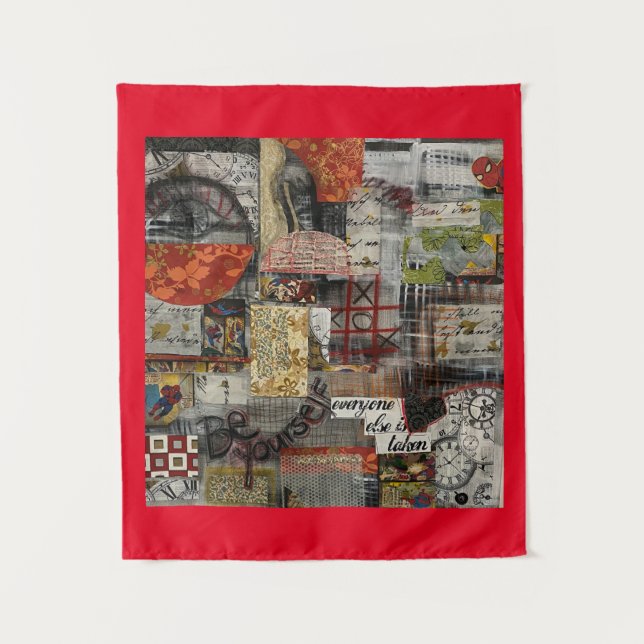 Seien Sie Ihre eigene Sammlung Wandteppich (Vorderseite)