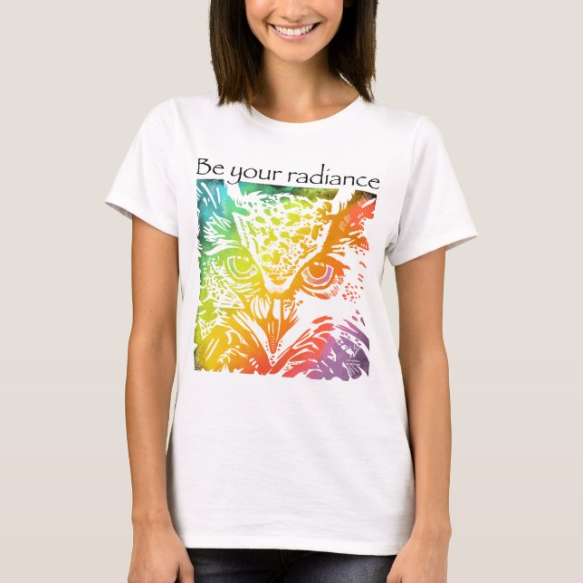 Seien Sie Ihre Radiance-Eu-Regenbogentiere T-Shirt (Vorderseite)