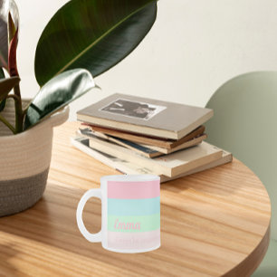 Seien Sie immer einzigartig Sie inspirierend Motiv Mattglastasse