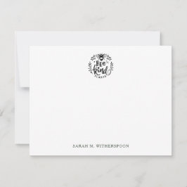 Seien Sie immer freundlich Beachcard Mitteilungskarte