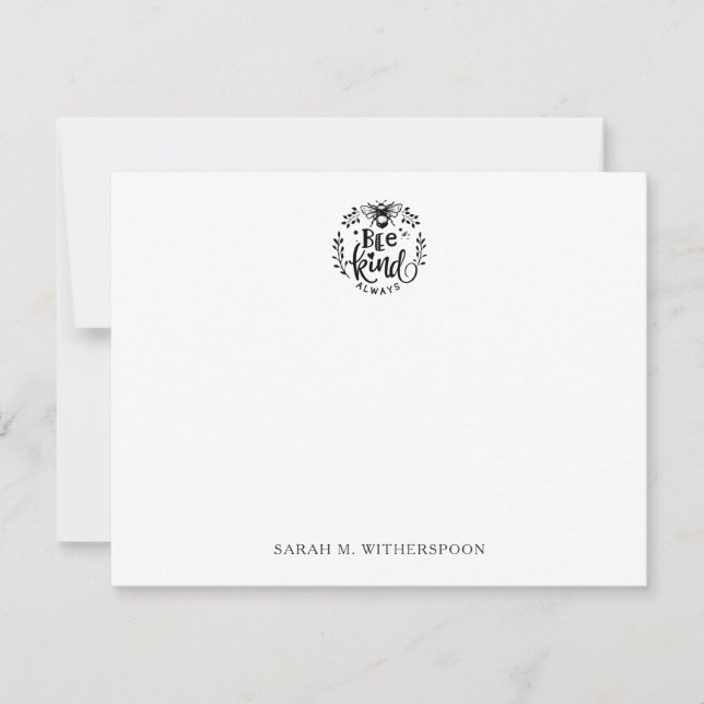 Seien Sie immer freundlich Beachcard Mitteilungskarte (Vorderseite)