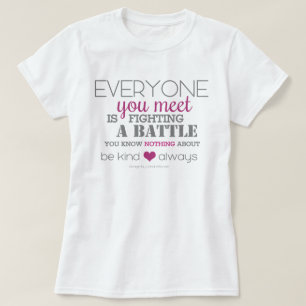 Seien Sie immer freundlich (pink) T-Shirt