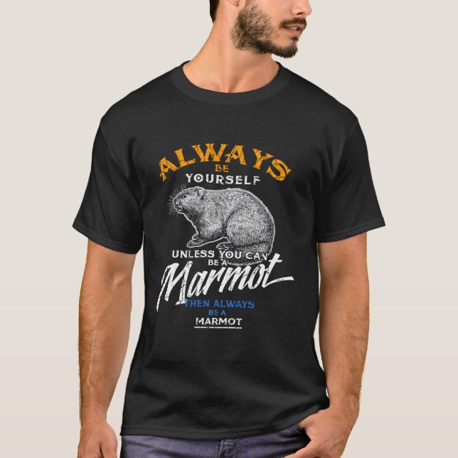 Seien Sie immer Marmot Liebe Tiere Frühjahr T-Shirt (Vorderseite)