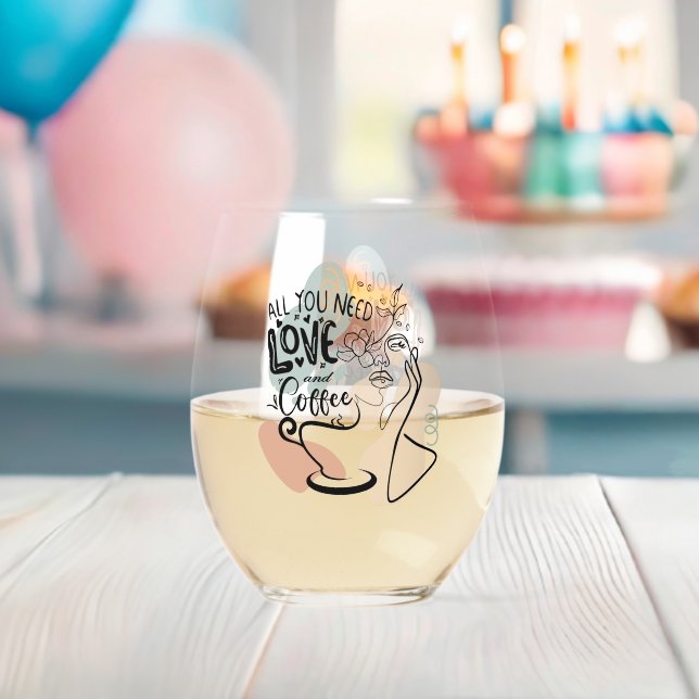 Seien Sie immer positiv Lila gelb Weinglas Ohne Stiel (Insitu (Baby Party))