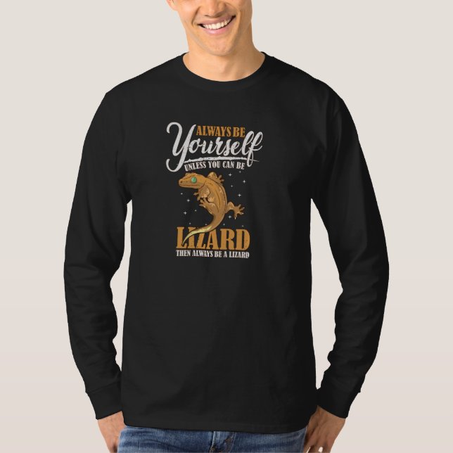 Seien Sie immer selbst Lizard Terrarium Lizard Rep T-Shirt (Vorderseite)