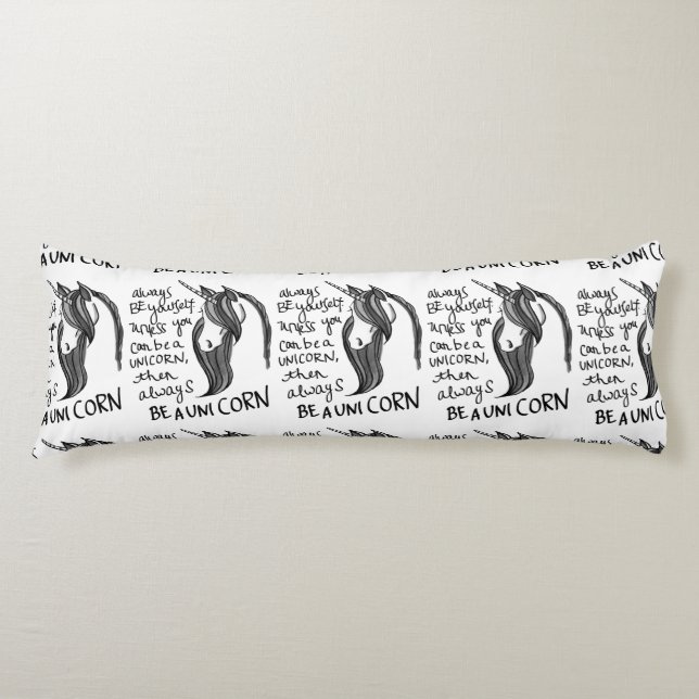 Seien Sie immer sich, es sei denn Sie ein Einhorn Seitenschläferkissen (Vorderseite)