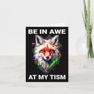 Seien Sie in Ahnung von meinem Tismus Niedlich Pai Karte