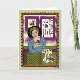 Seien Sie in der Gegenwart_A_Greeting Karte