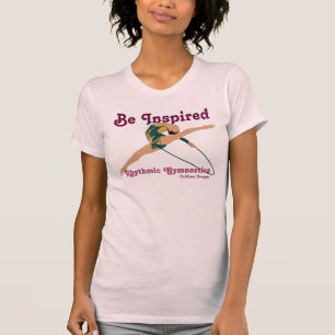 Seien Sie inspirierter rhythmischer gymnastischer T-Shirt