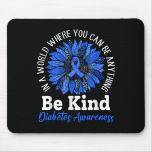 Seien Sie Kind Blue Ribbon Sonnenblume T1d Typ 1 D Mousepad
