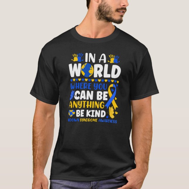 Seien Sie Kind-Down-Syndrom T-Shirt (Vorderseite)