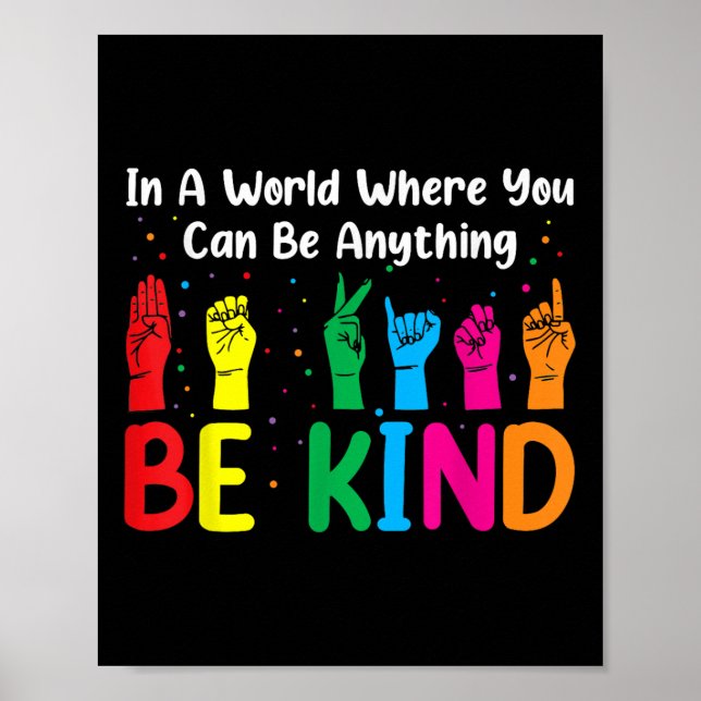 Seien Sie Kind Männer, Kinder des Autismus Poster (Vorne)