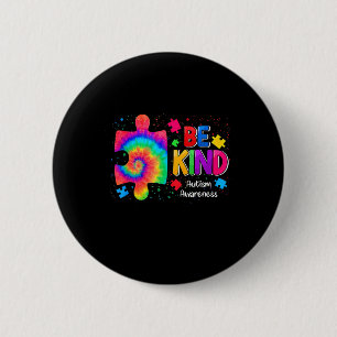 Seien Sie Kind Puzzlestücke Gefärbte Krawatte Nied Button