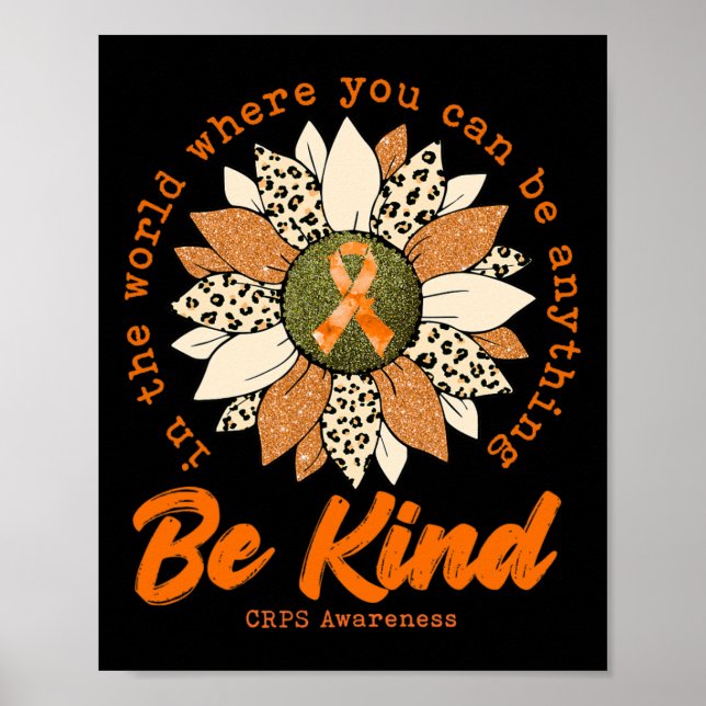 Seien Sie Kind Sonnenblumen Orange Crps Sensibilis Poster (Vorne)