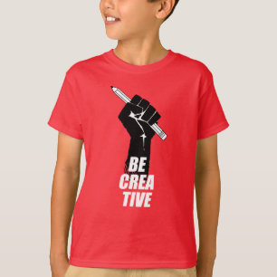 Seien Sie kreativ - Künstler erweckt Faust T-Shirt