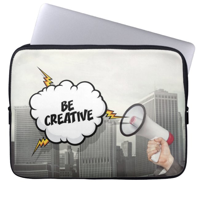 Seien Sie kreativ Laptopschutzhülle (Vorderseite)