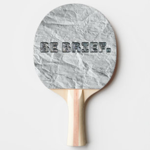 Seien Sie kurz. Tischtennis Schläger