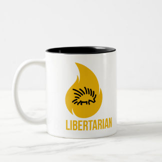 Seien Sie liberalistisches Stachelschwein Zweifarbige Tasse