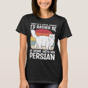 Seien Sie lieber mit meinem Persischen Katzen-Besi T-Shirt